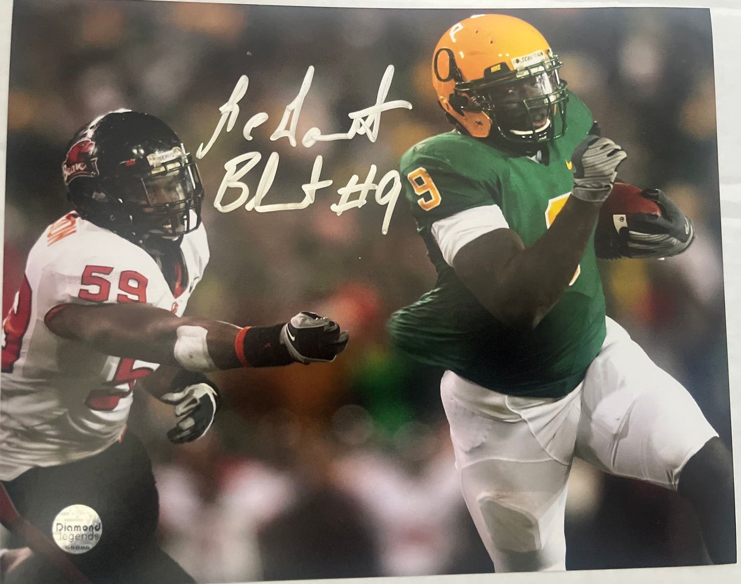 LeGARRETT BLOUNT SIGNED 8X10 OREGON