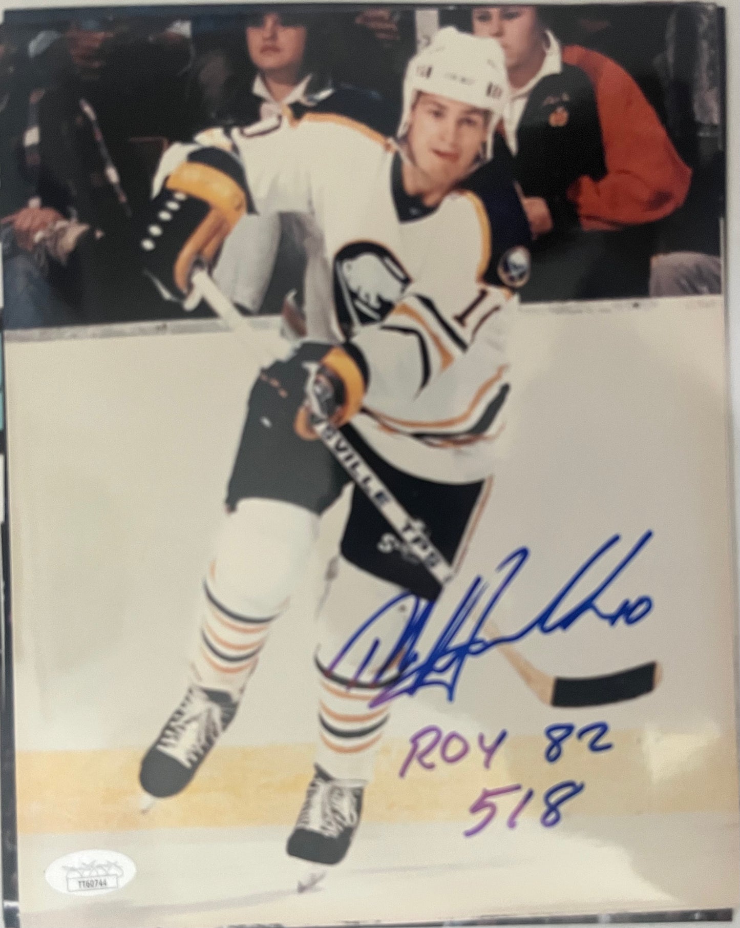 Dale Hawerchuk Signed Sabres 8x10 HOF Deceased