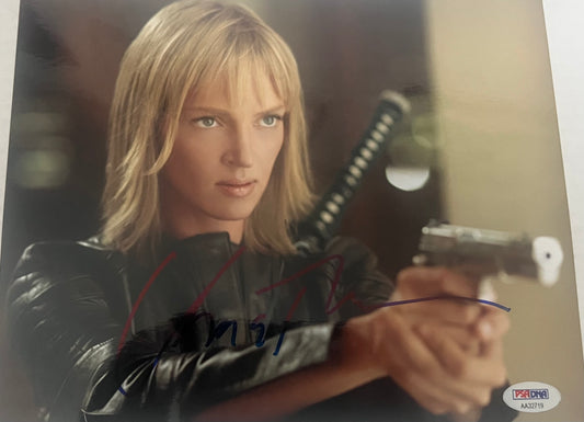 Uma Thurman signed 8x10 "Kill Bill" PSA/DNA