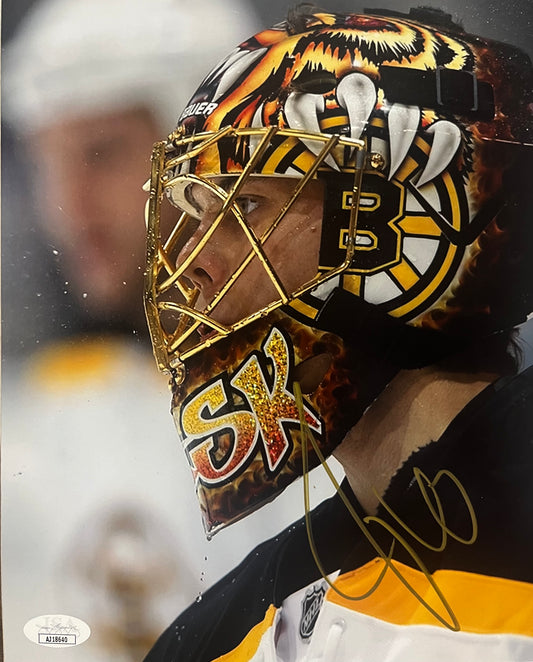 Tuukka Rask signed 8x10 Bruins  JSA