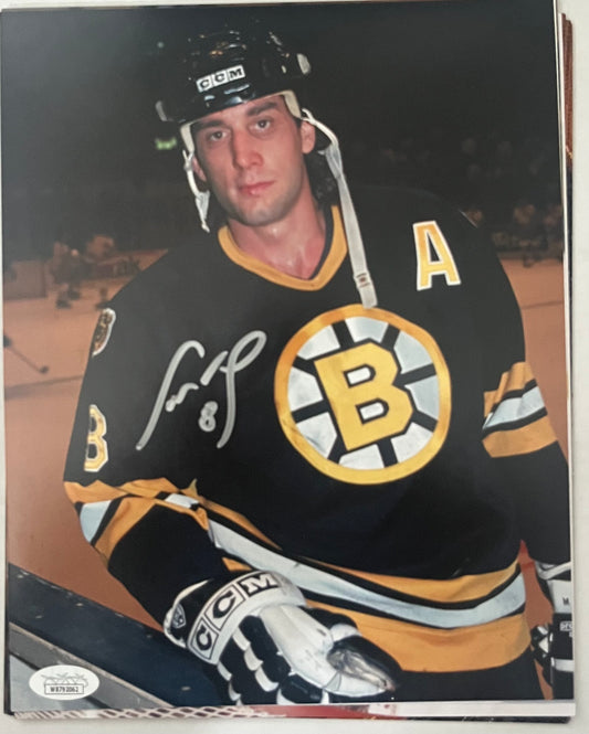 Cam Neely signed Bruins 8x10 at the bench