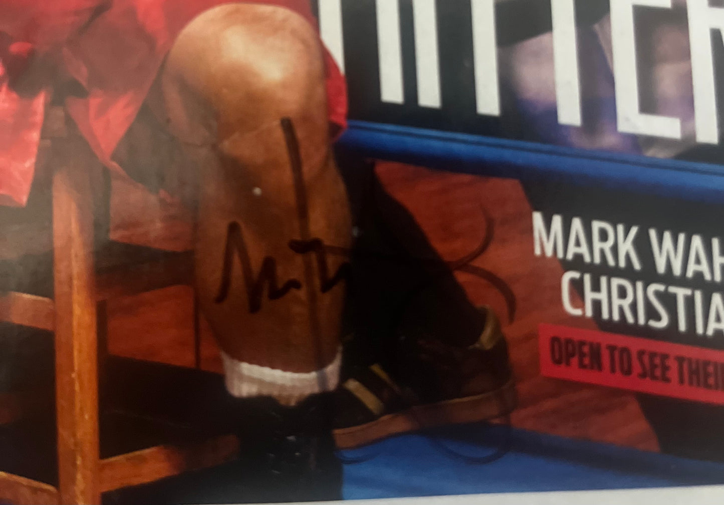 Mark Wahlberg signed Sports Illustrated with JSA Cert