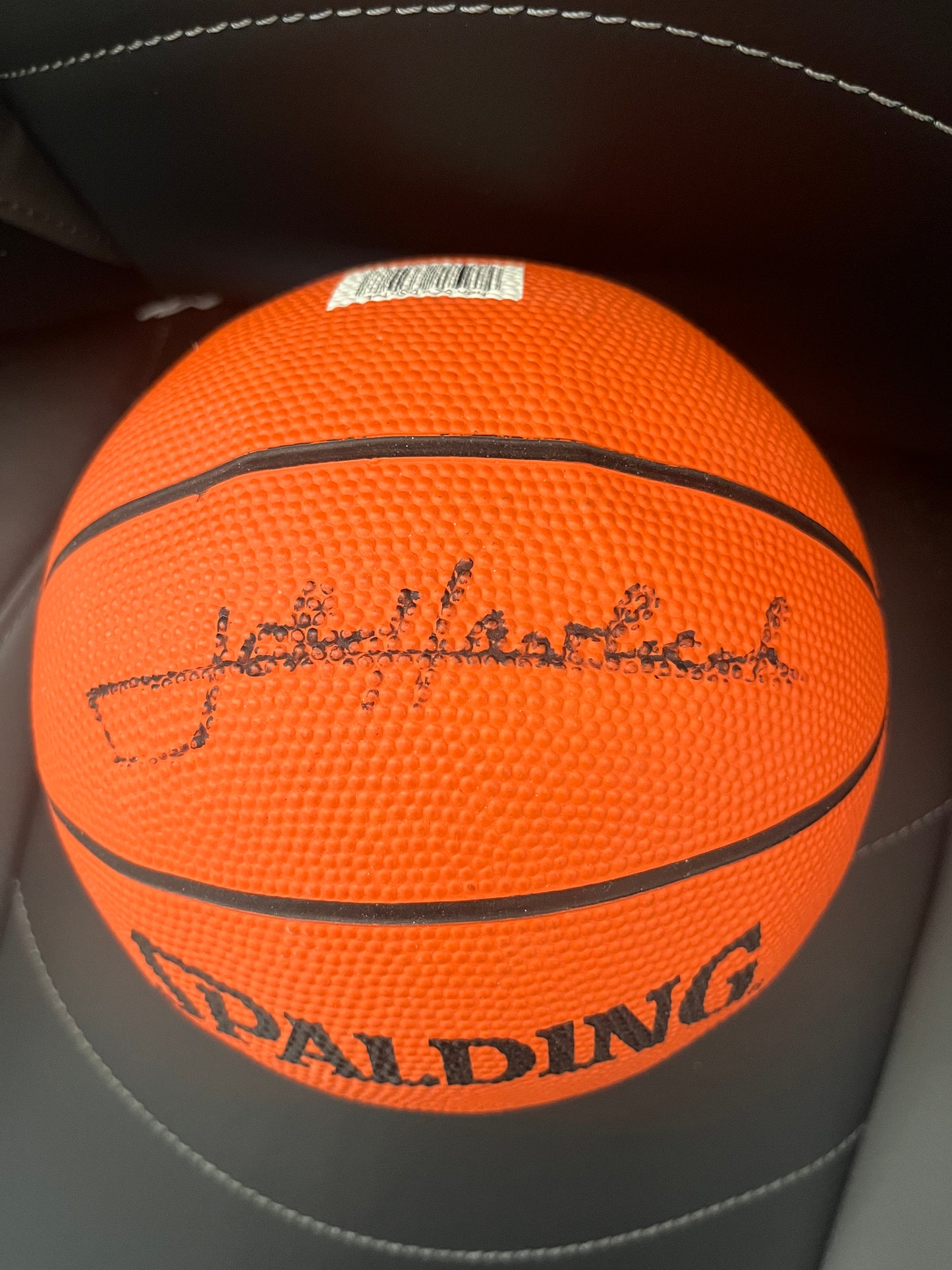 Celtics HOF John Havlichek signed sized 3 basketball