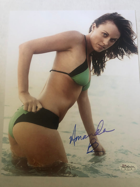 Amanda Beard signed 8x10 with JSA cert