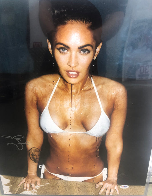 Megan Fox signed 16x20  Soaking Wet with PSA/DNA sticker