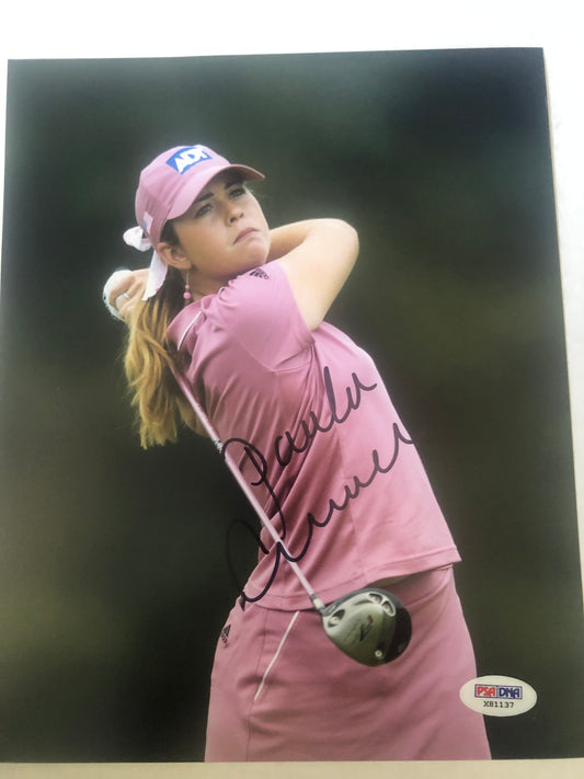 Paula Cremer signed 8x10  PSA/DNA  LPGA