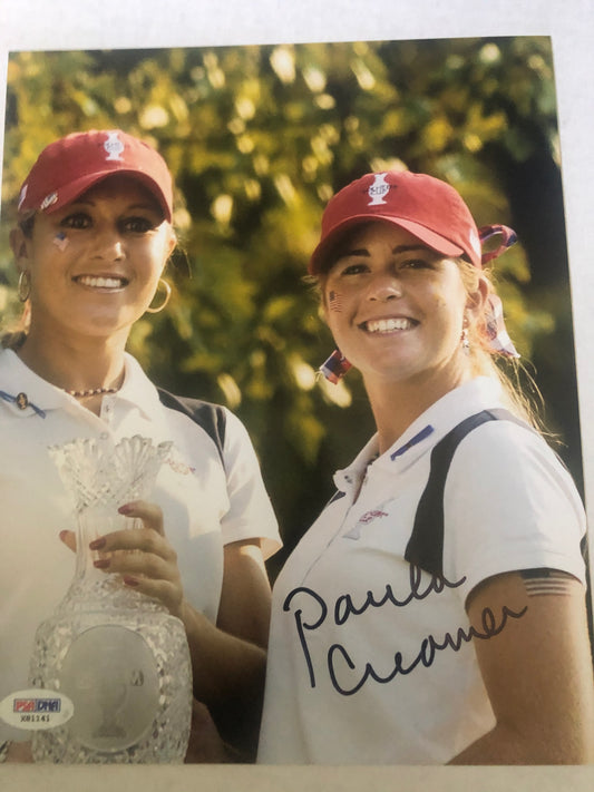 Paula Cremer signed 8x10  PSA/DNA  LPGA (2)