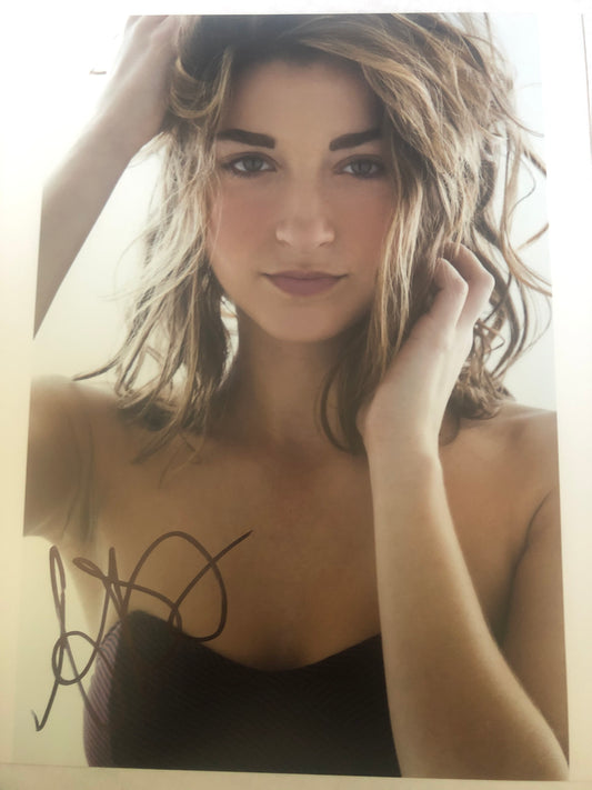 Ava Deluca-Verley signed 8x10 UACC Growing up Fisher