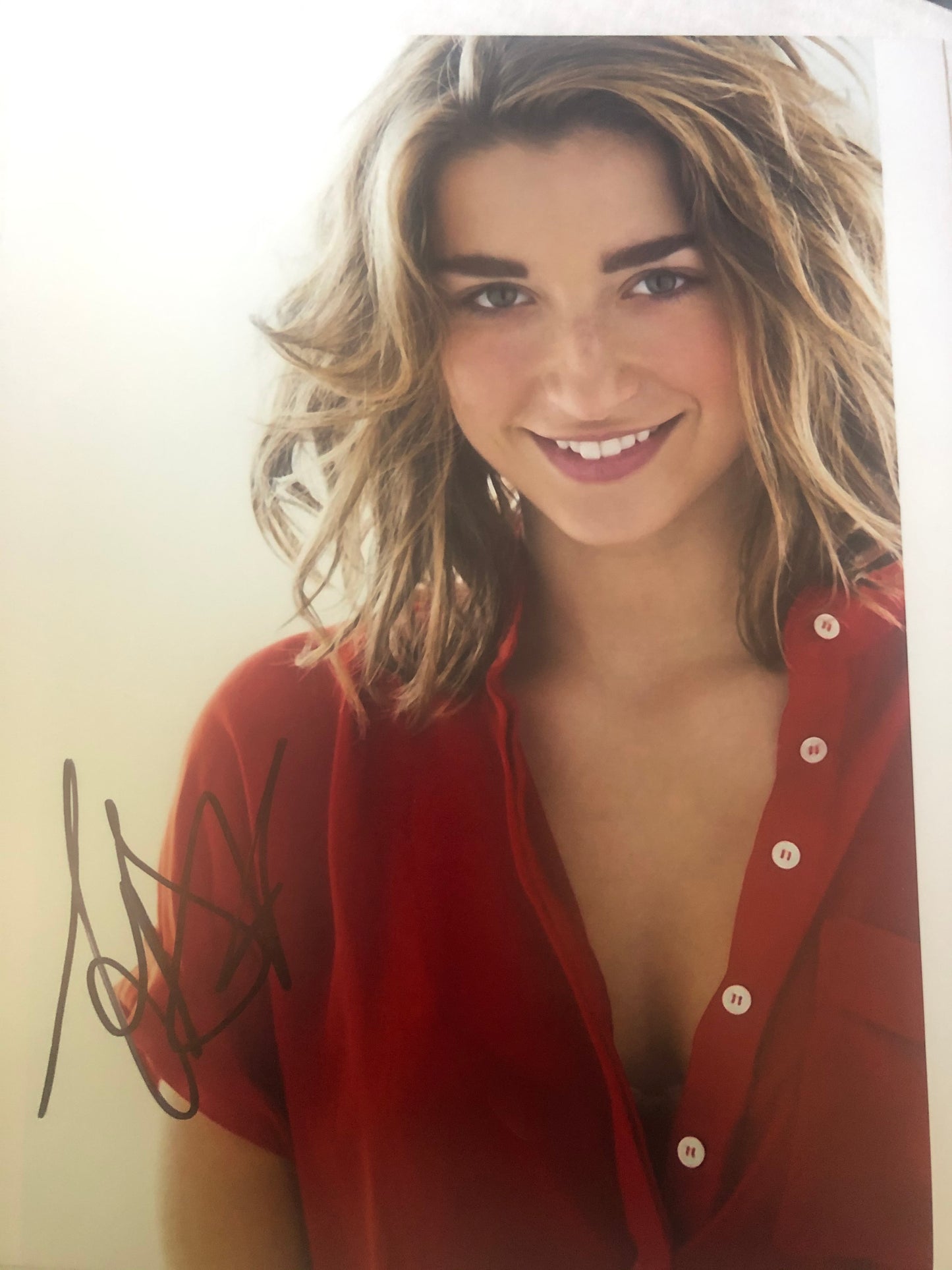 Ava Deluca-Verley signed 8x10 UACC Growning up Fisher