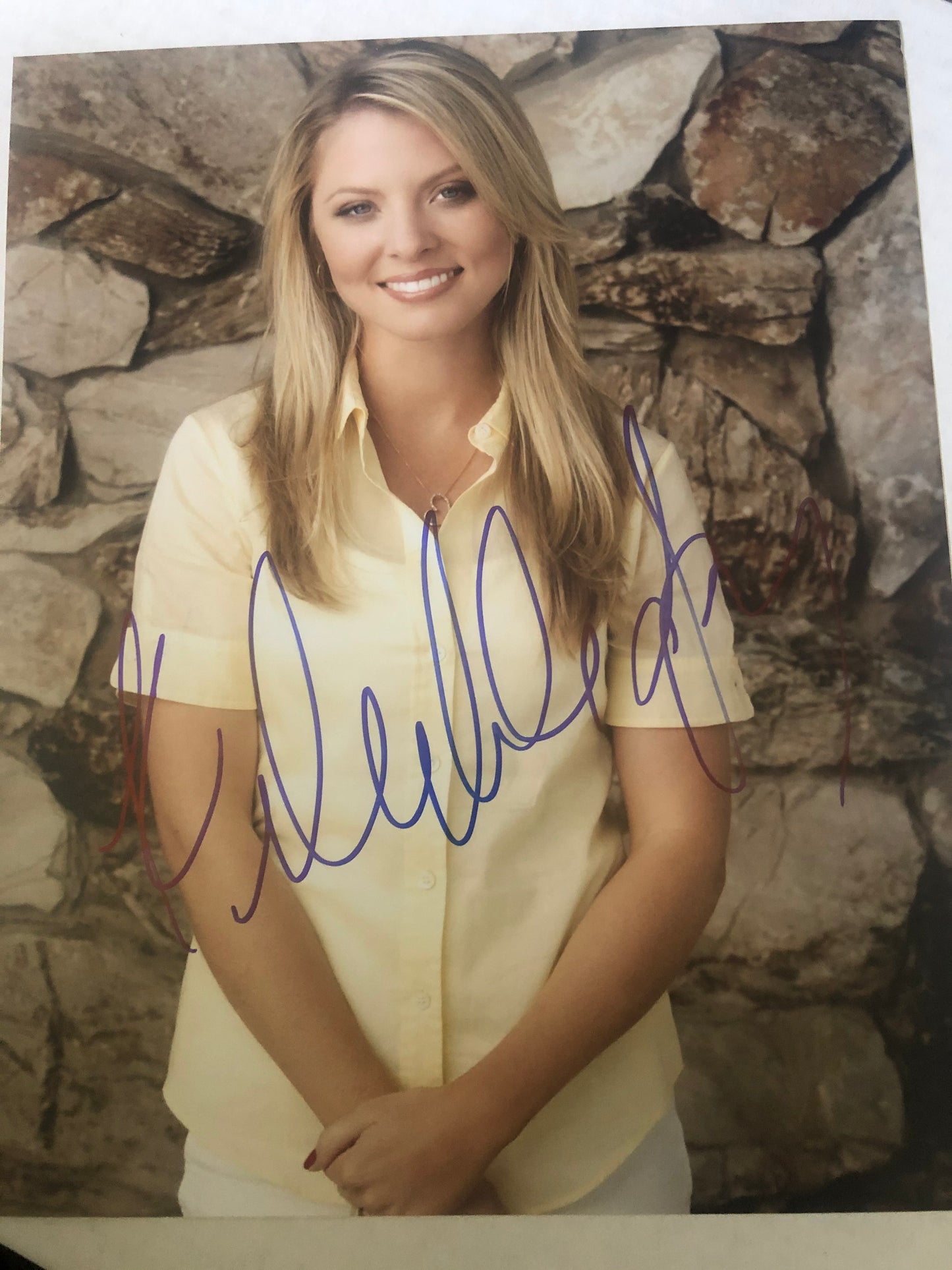 Kaitlin Doubleday signed 8x10 with UACC Nashville & Empire