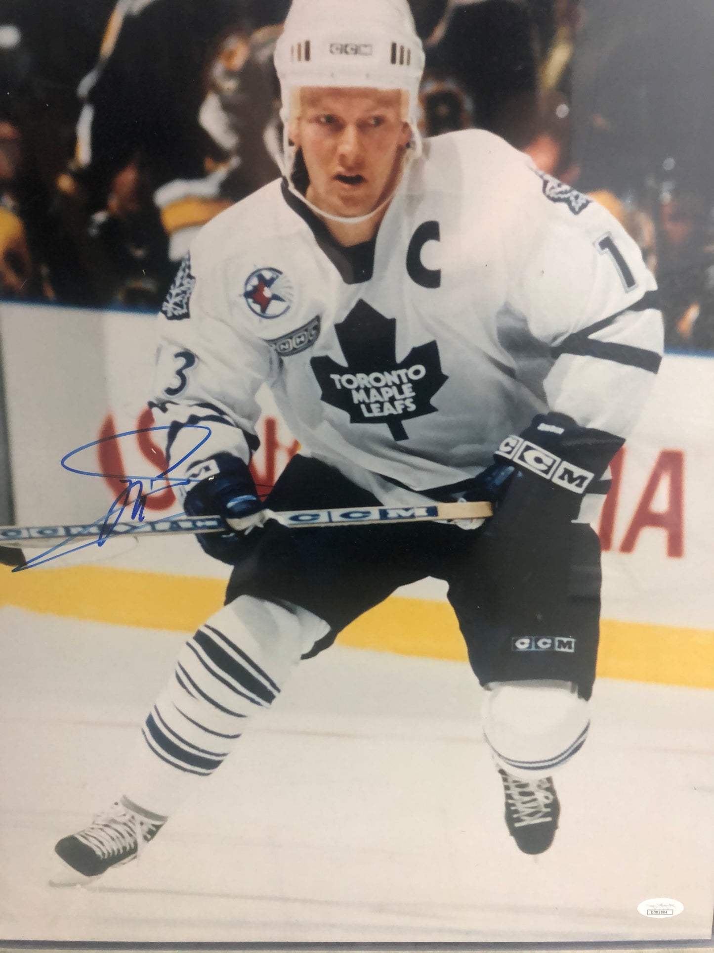 Mats Sundin signed 16x20 with JSA cert