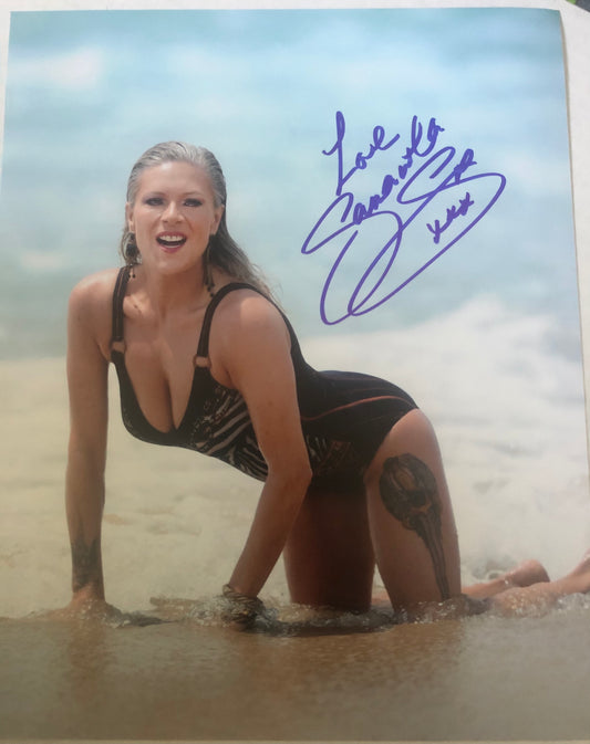 Samantha Fox signed 8x10 UACC Cert    1980's model & singer