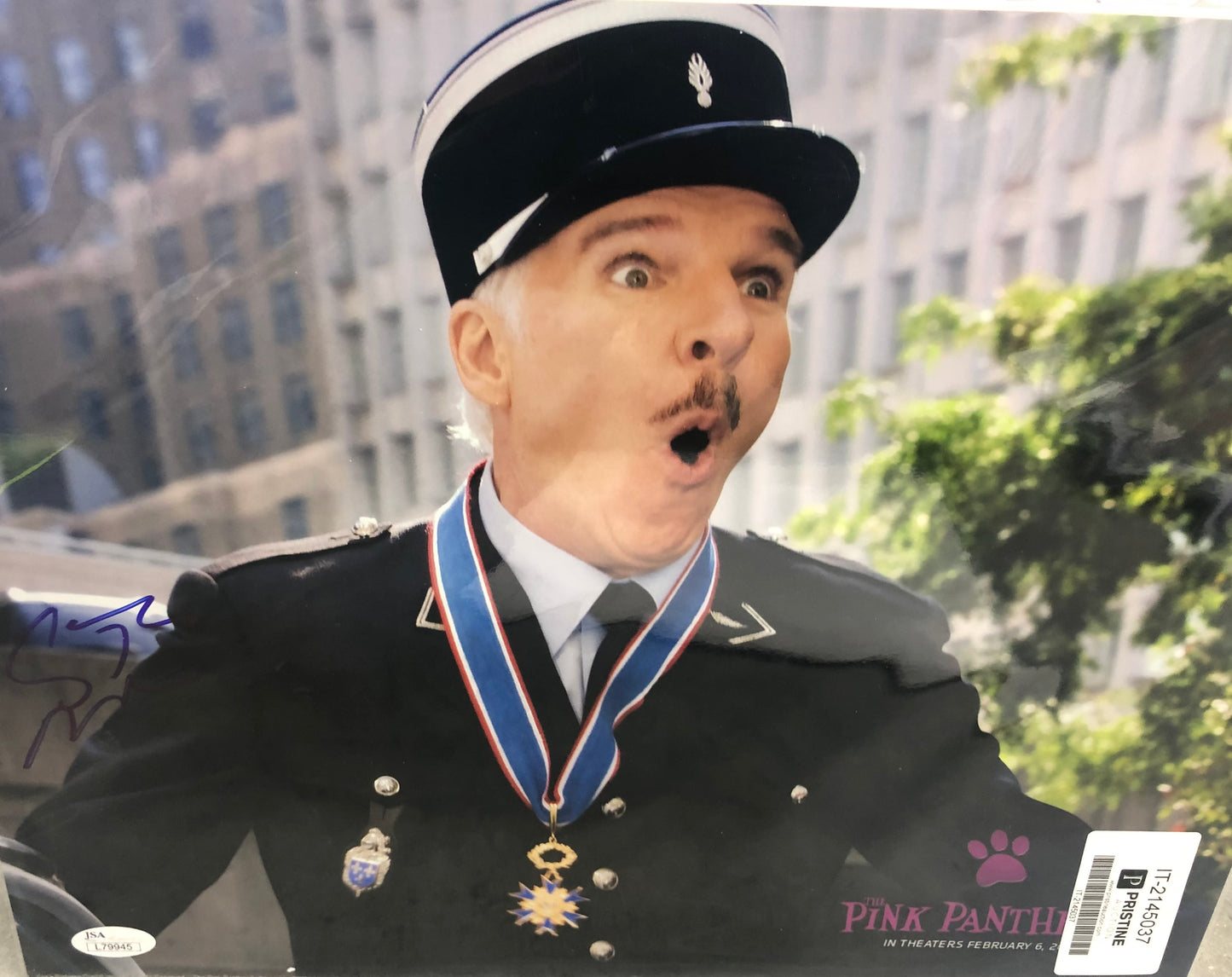 Steve Martin signed 11x14 The Pink Panther with