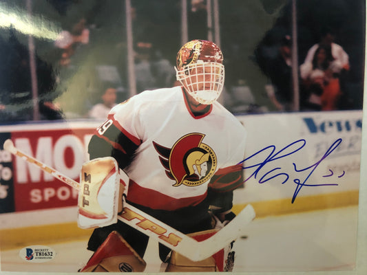 Domenik Hasek signed 8x10 JSA Certification Senators