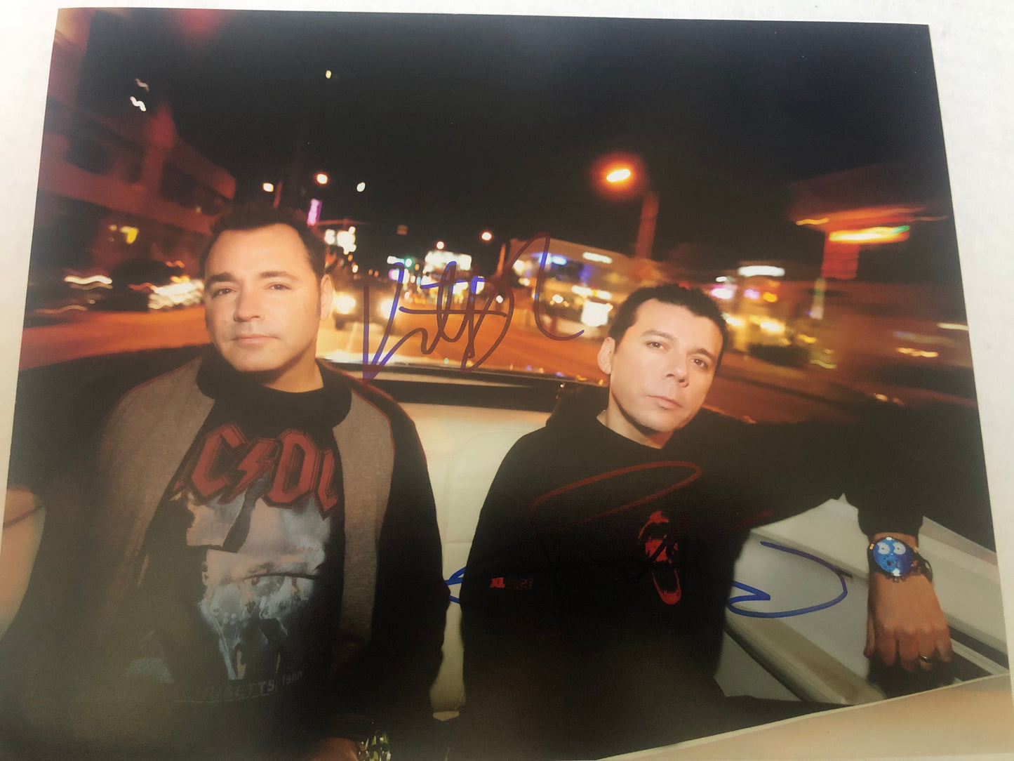 The Crystal Method dual signed 8x10 with UACC cert
