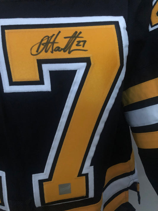 Bruins Dougie Hamilton signed authentic jersey with Frameworth Certification