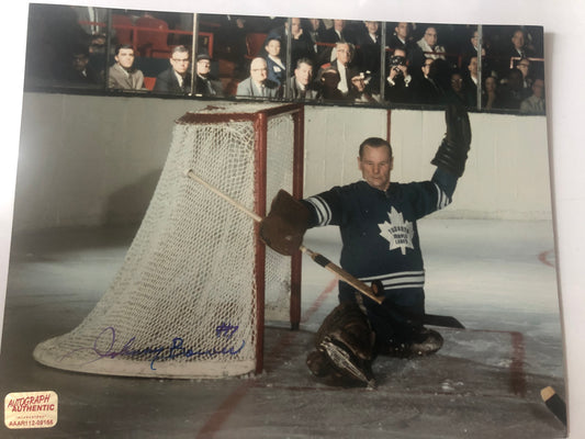 Maple Leafs Deceased HOF Johnny Bower 8x10