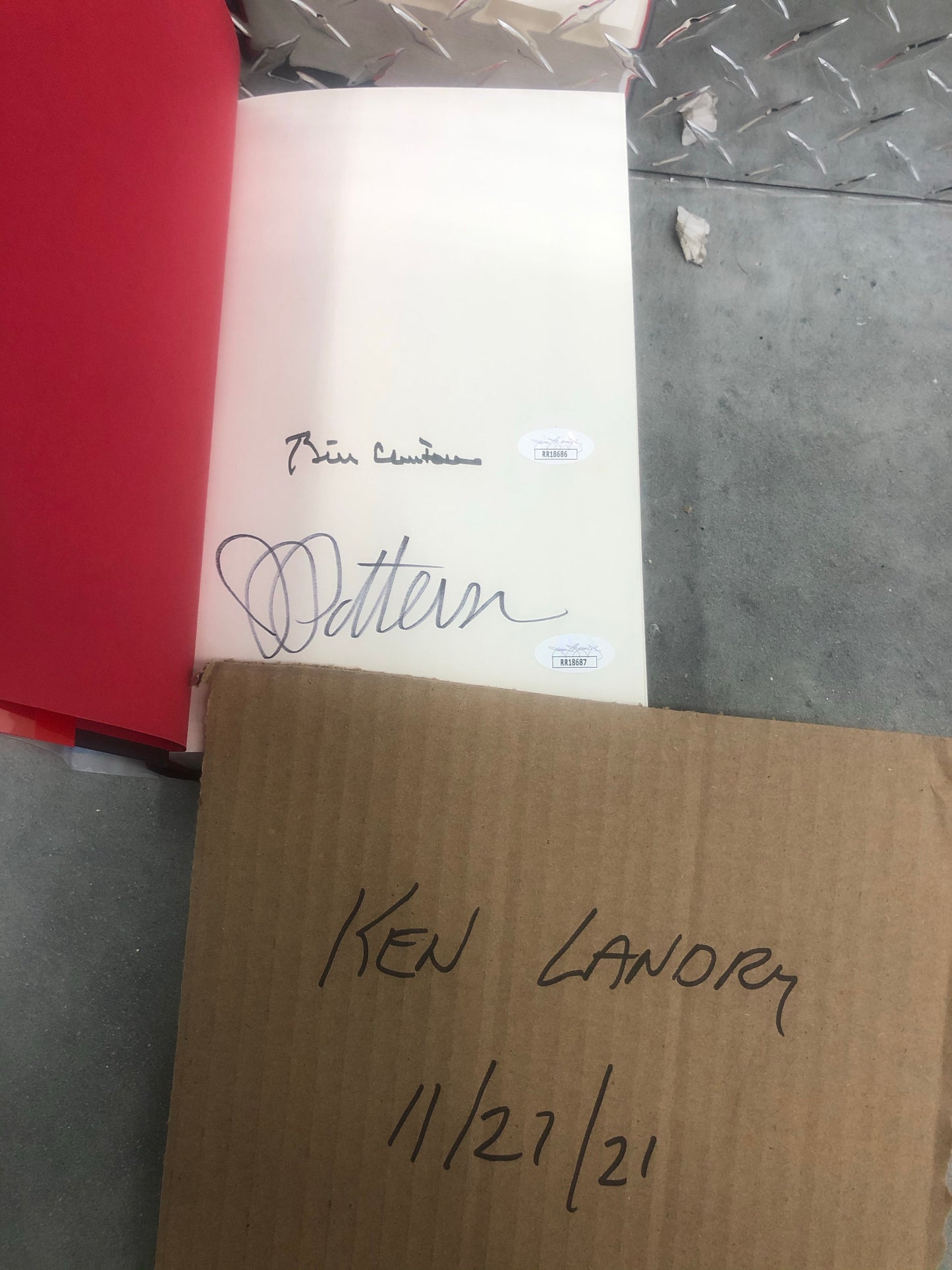 Bill Clinton & James Patterson signed 1st Edition "The President's Daughter" dual certs
