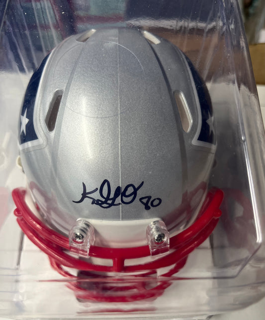 Patroits Gunner Olszewski signed min ihelmet