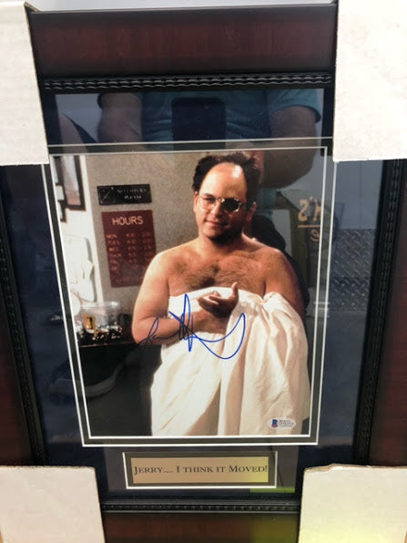 Seinfeld's George signed and framed 8x10 by Jason Alexander with JSA cert