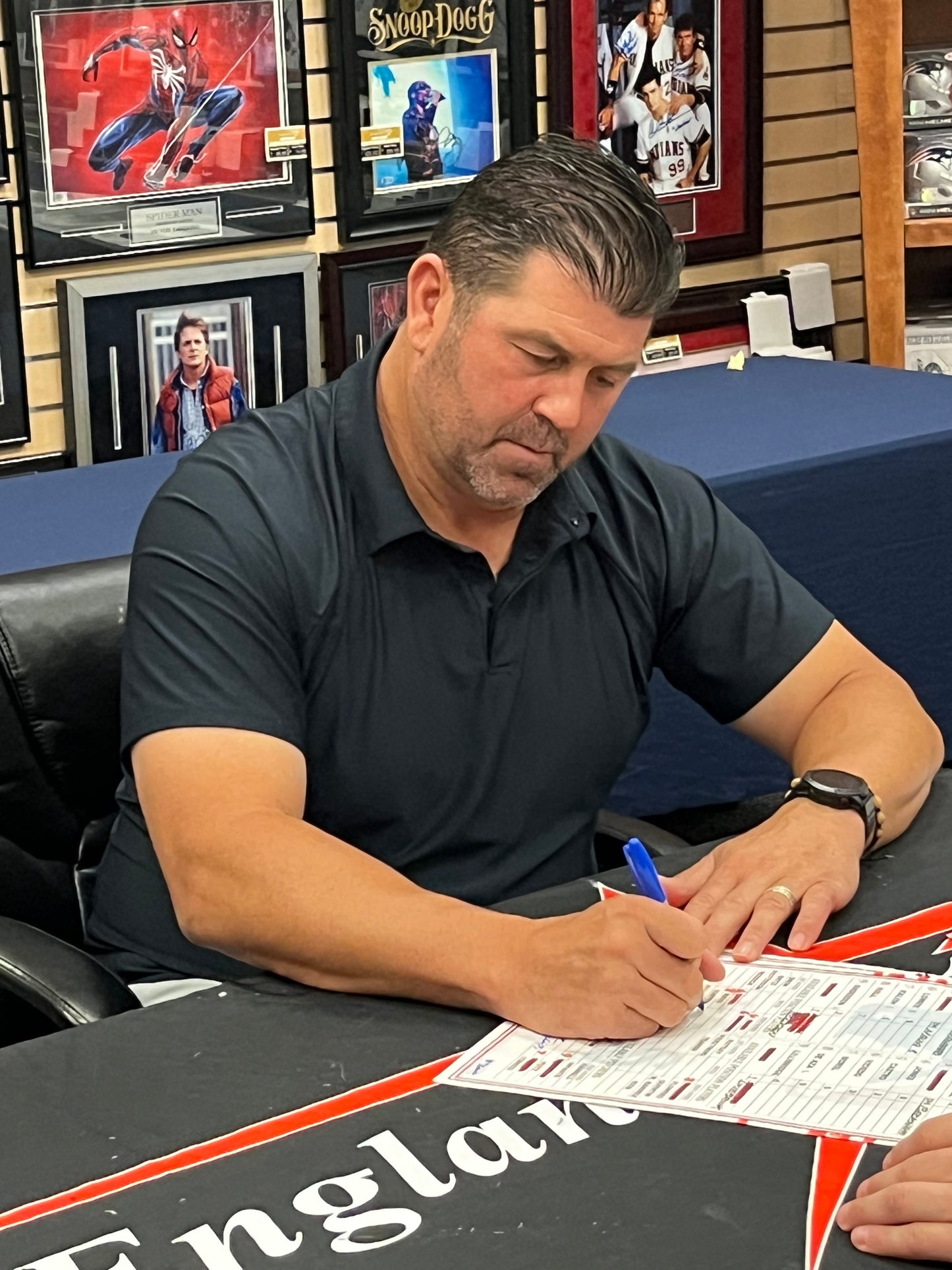 Jason Varitek signed World Series Winners custom 16x20