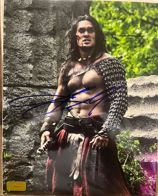Jason Momoa  signed 8x10 Aquaman w/Celebrity Authentics Cert