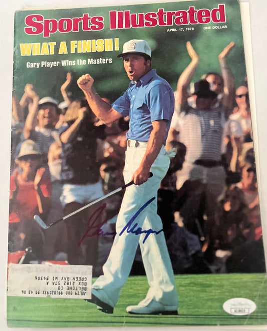 GARY PLAYER SIGNED 1978 SPORTS ILLUSTRATED MAGAZINE W/JSA