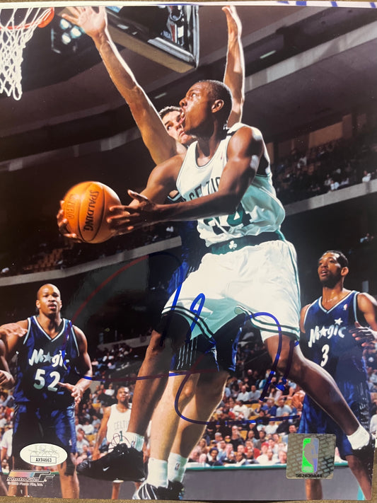 Paul Pierce signed 8x10  Celtics Legend   JSA