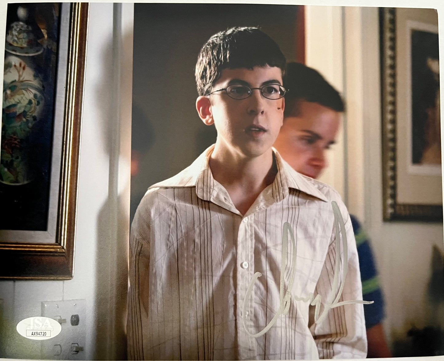 CHRISTOPHER MINTZ-PLASSE SIGNED MCLOVIN 8X10 W/JSA