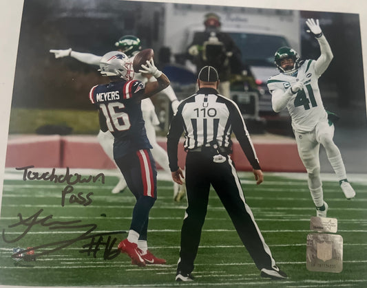 JACOBY MEYERS SIGNED 8X10 W/ TD INSCRIPTION  and NEP