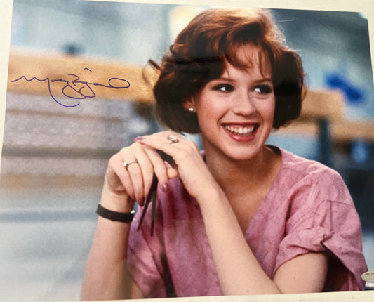 MOLLY RINGWALD SIGNED 11X14 BREAKFAST  CLUB   SCHWARTZ CERT