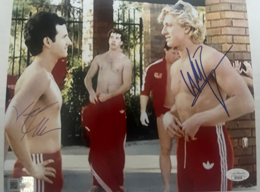 William Zabka and  Keith Gordon signed 8x10  Back to School dual cert