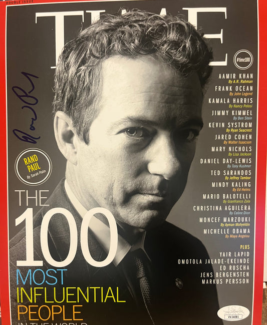 Rand Paul signed 8x10 Kentucky Senator   JSA