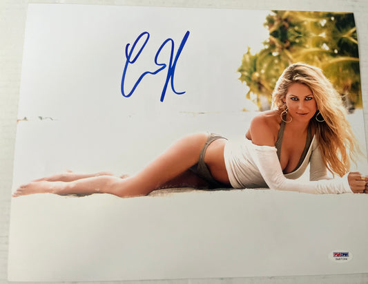 ANNA KOURNIKOVA SIGNED 11X14  BIKINI PIC  WITH PSA/DNA