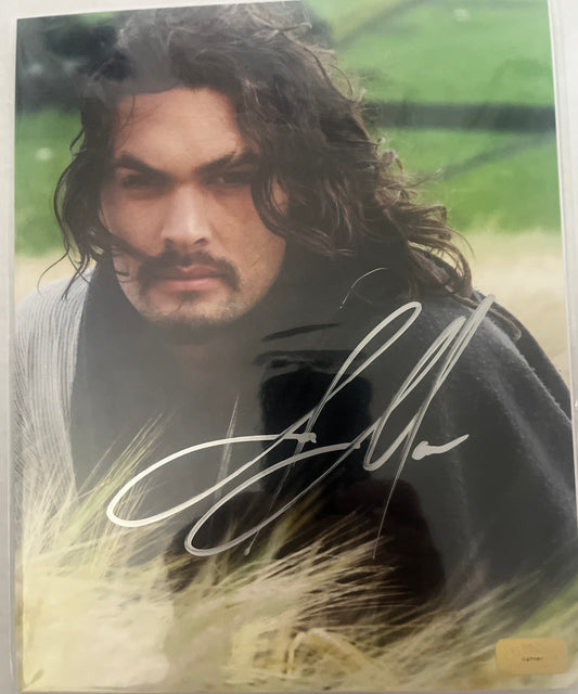 Jason Momoa signed 8x10 Aquaman Celebrity Authentics COA