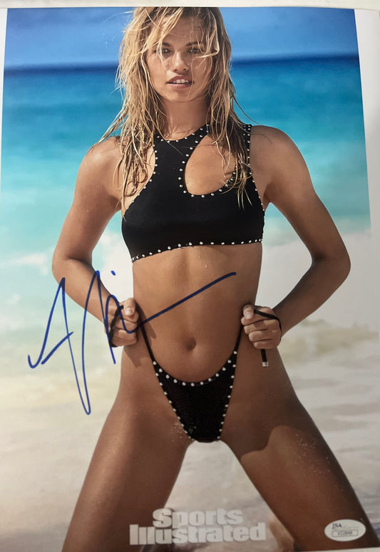 HAILEY CLAUSEN SIGNED 11X14  SPORTS ILLUSTRATED  JSA CERT