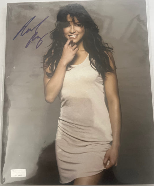 Michelle Rodriquez signed 8x10 Fast and Furious  with Celebrity Authentics COA