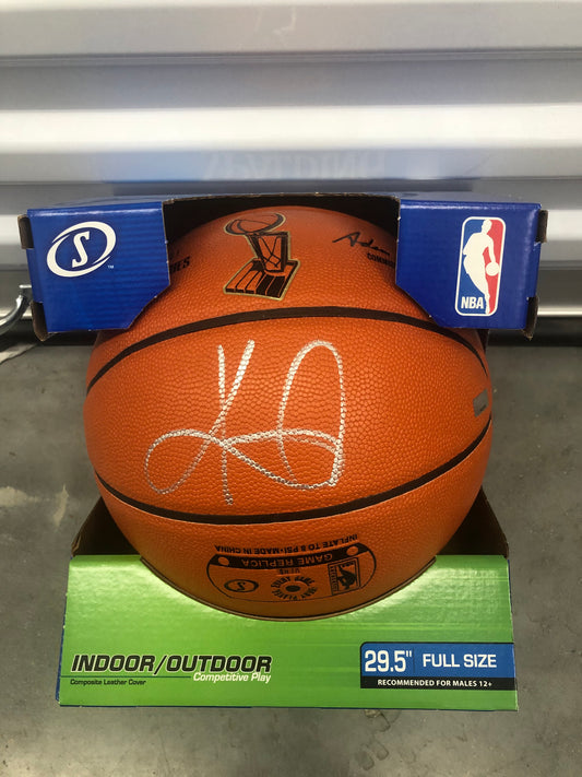 Kyrie Irving signed full sized Championship LTD basketball  with Panini Cert