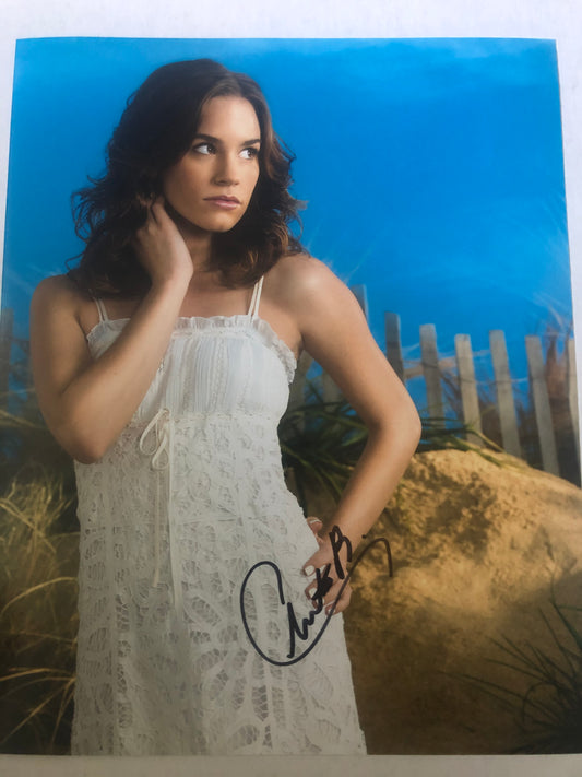 Christa B Allen signed 8x10 Revenge  UACC certified