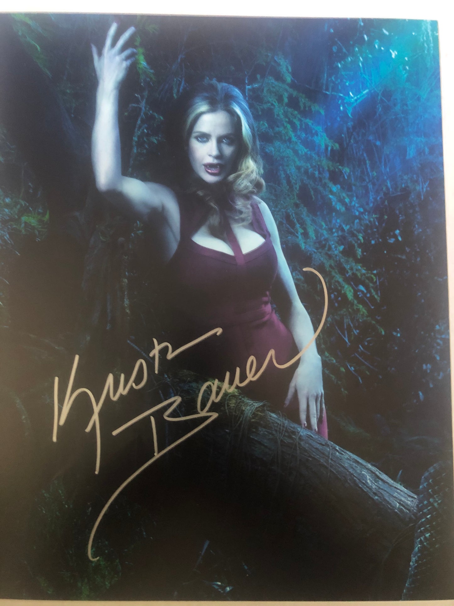 Kristen Bauer signed 8x10 UACC cert   True Blood