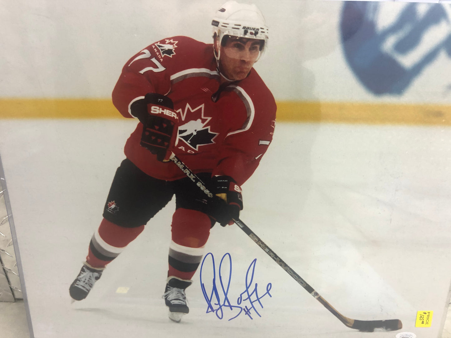 Ray Bourque signed 16x20  with JSA Cert   Team Canada