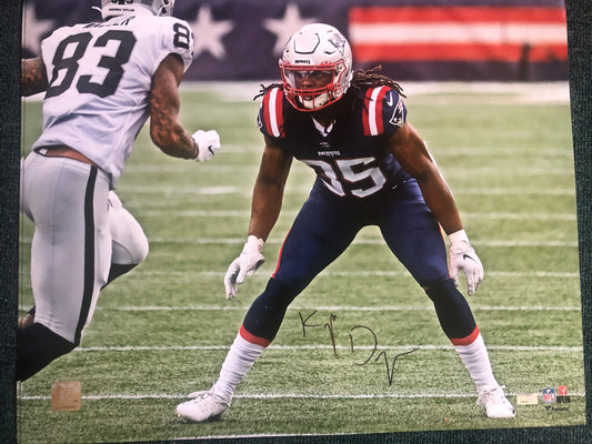Kyle Dugger signed 16x20 with New England Picture Cert