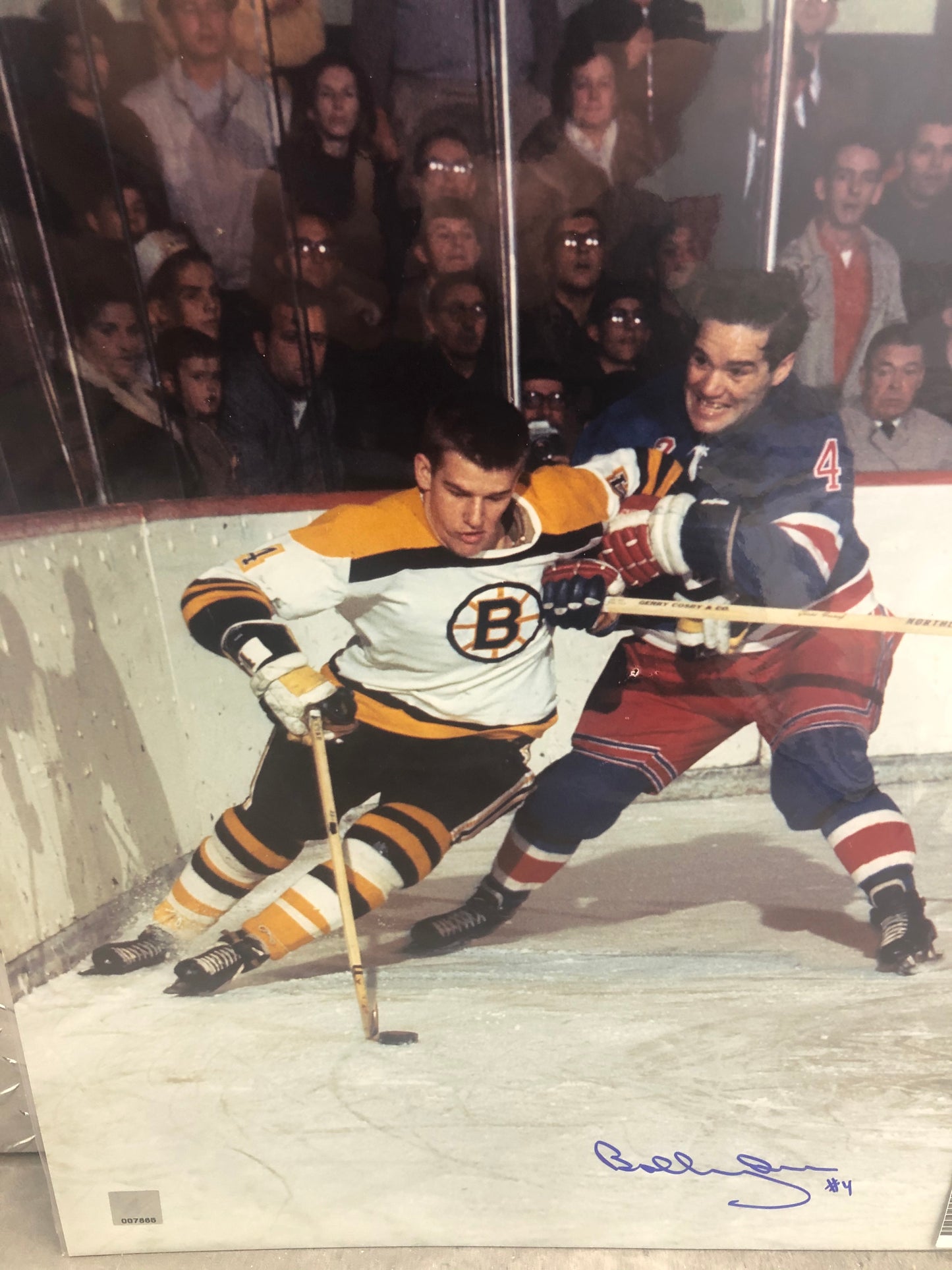 Bobby Orr signed 16x20 with Great North Road cert