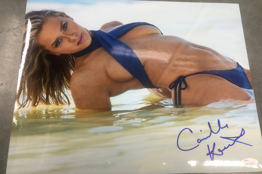 Camille Kosek signed 11x14 with JSA Witness  Sports Illustrated Cover Model