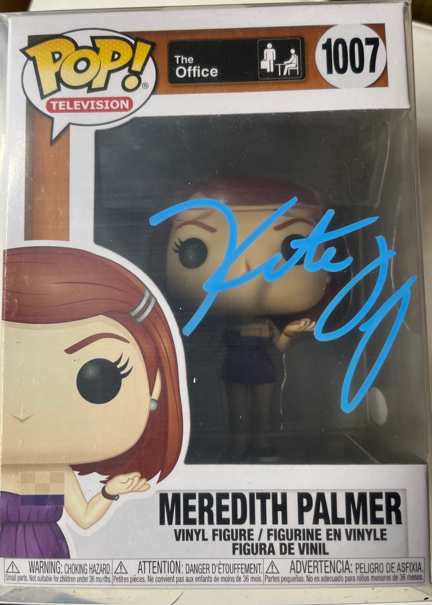 The Office Kate Flannery signed Funko POP   Merideth