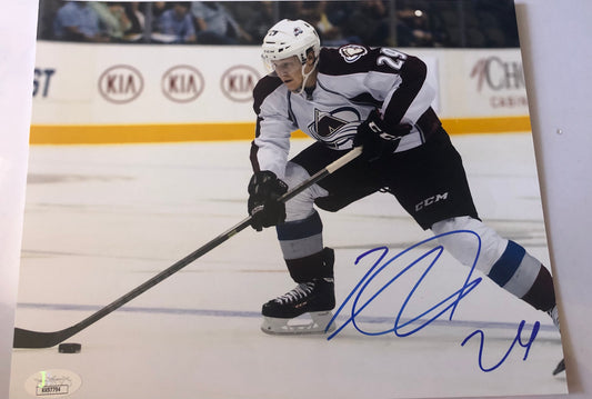 Nathan MacKinnon signed 8x10. Avalanche