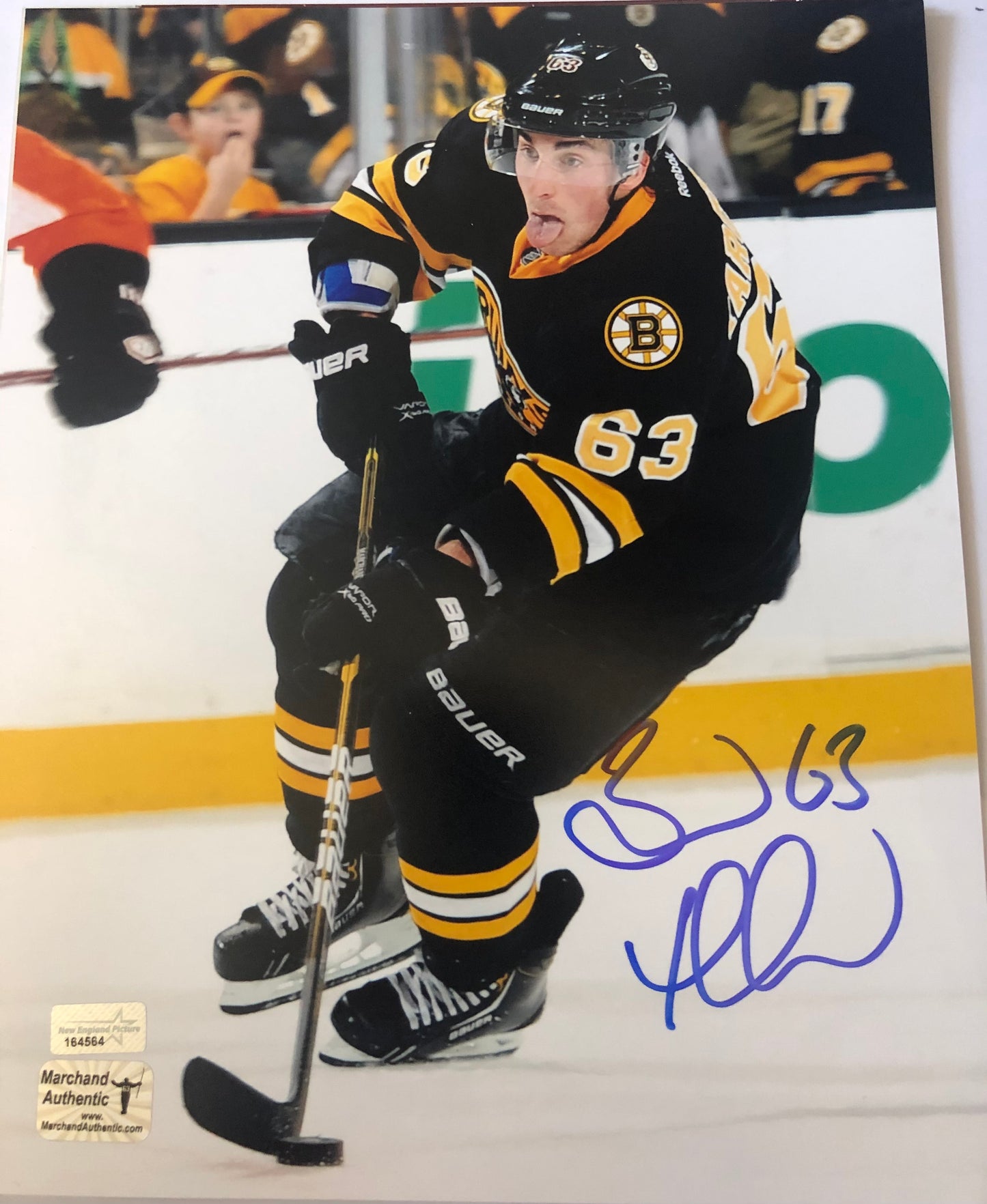 Brad Marchand signed 8x10 Bruins