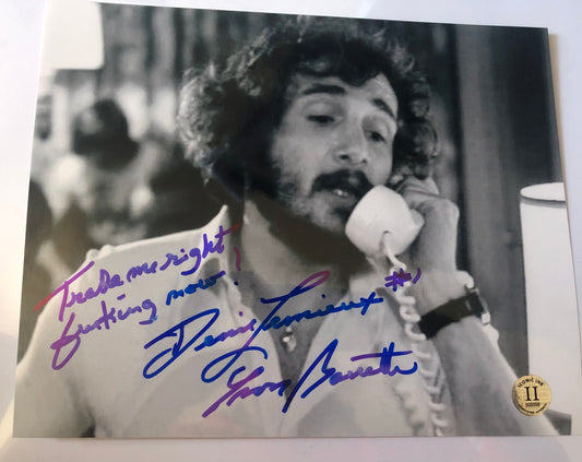 Dennis Lemieux  signed 8x10  with SLAP SHOT inscription