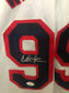 Charlie Sheen signed Indians custom jersey  MAJOR LEAGUE  with JSA  White