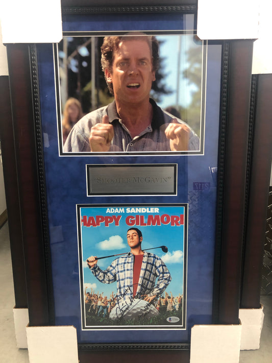 Happy Gilmore  Chris McDonald "Shooter McGavin"  signed and framed with Beckett